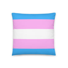 Load image into Gallery viewer, I'm On That Trans Shit/Trans Pride Flag - Basic Pillow