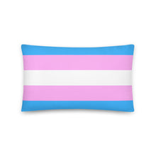Load image into Gallery viewer, I'm On That Trans Shit/Trans Pride Flag - Basic Pillow