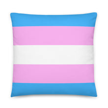 Load image into Gallery viewer, I'm On That Trans Shit/Trans Pride Flag - Basic Pillow