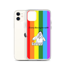 Load image into Gallery viewer, Every Kiss Begins with Gay (gay pride flag) - iPhone Case