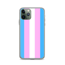 Load image into Gallery viewer, Trans Pride Flag - iPhone Case (sideways)