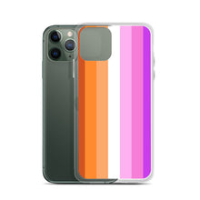 Load image into Gallery viewer, Lesbian Pride Flag - iPhone Case (sideways)
