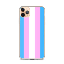 Load image into Gallery viewer, Trans Pride Flag - iPhone Case (sideways)