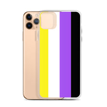 Load image into Gallery viewer, Non-Binary Pride Flag - iPhone Case (sideways)