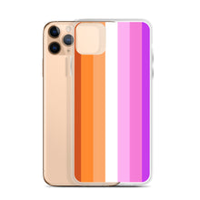 Load image into Gallery viewer, Lesbian Pride Flag - iPhone Case (sideways)