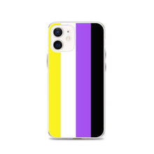 Load image into Gallery viewer, Non-Binary Pride Flag - iPhone Case (sideways)