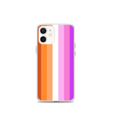 Load image into Gallery viewer, Lesbian Pride Flag - iPhone Case (sideways)