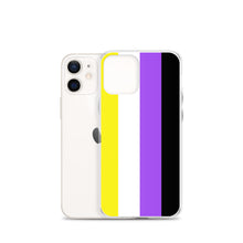 Load image into Gallery viewer, Non-Binary Pride Flag - iPhone Case (sideways)