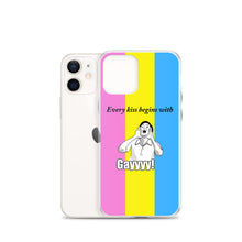 Load image into Gallery viewer, Every Kiss Begins with Gay (pan pride flag) - iPhone Case