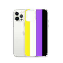 Load image into Gallery viewer, Non-Binary Pride Flag - iPhone Case (sideways)
