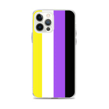 Load image into Gallery viewer, Non-Binary Pride Flag - iPhone Case (sideways)