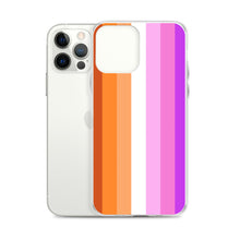 Load image into Gallery viewer, Lesbian Pride Flag - iPhone Case (sideways)