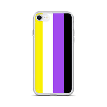 Load image into Gallery viewer, Non-Binary Pride Flag - iPhone Case (sideways)