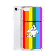 Load image into Gallery viewer, Every Kiss Begins with Gay (gay pride flag) - iPhone Case