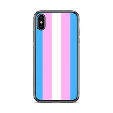 Load image into Gallery viewer, Trans Pride Flag - iPhone Case (sideways)