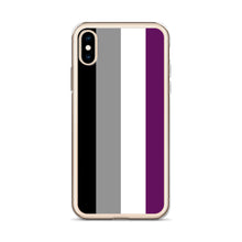Load image into Gallery viewer, Ace Pride Flag - iPhone Case (sideways)
