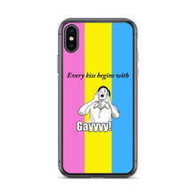 Load image into Gallery viewer, Every Kiss Begins with Gay (pan pride flag) - iPhone Case