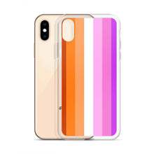 Load image into Gallery viewer, Lesbian Pride Flag - iPhone Case (sideways)
