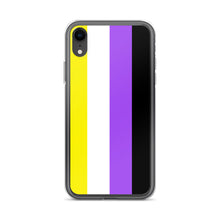Load image into Gallery viewer, Non-Binary Pride Flag - iPhone Case (sideways)