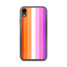 Load image into Gallery viewer, Lesbian Pride Flag - iPhone Case (sideways)