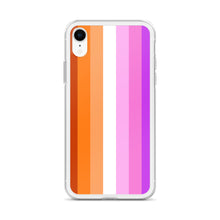 Load image into Gallery viewer, Lesbian Pride Flag - iPhone Case (sideways)