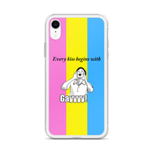 Load image into Gallery viewer, Every Kiss Begins with Gay (pan pride flag) - iPhone Case