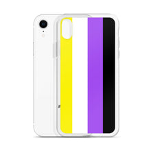 Load image into Gallery viewer, Non-Binary Pride Flag - iPhone Case (sideways)