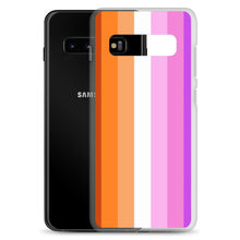 Load image into Gallery viewer, Lesbian Pride Flag - Samsung Case (sideways)