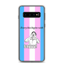 Load image into Gallery viewer, Every Kiss Begins with Gay (trans pride flag) - Samsung Case