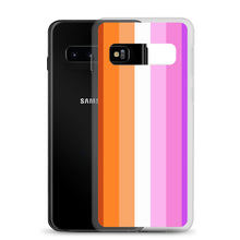 Load image into Gallery viewer, Lesbian Pride Flag - Samsung Case (sideways)