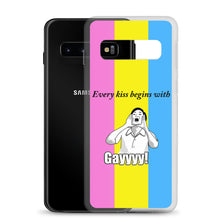 Load image into Gallery viewer, Every Kiss Begins with Gay (pan pride flag) - Samsung Case