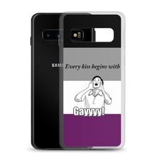 Load image into Gallery viewer, Every Kiss Begins with Gay (ace pride flag) - Samsung Case