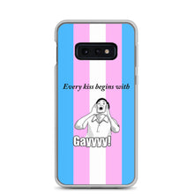 Load image into Gallery viewer, Every Kiss Begins with Gay (trans pride flag) - Samsung Case