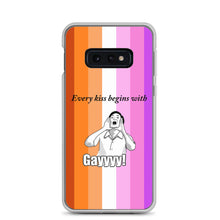 Load image into Gallery viewer, Every Kiss Begins with Gay (lesbian pride flag) - Samsung Case