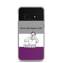 Load image into Gallery viewer, Every Kiss Begins with Gay (ace pride flag) - Samsung Case