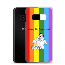 Load image into Gallery viewer, Every Kiss Begins with Gay (gay pride flag) - Samsung Case