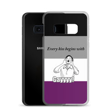 Load image into Gallery viewer, Every Kiss Begins with Gay (ace pride flag) - Samsung Case