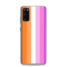 Load image into Gallery viewer, Lesbian Pride Flag - Samsung Case (sideways)