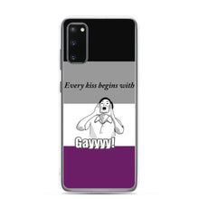 Load image into Gallery viewer, Every Kiss Begins with Gay (ace pride flag) - Samsung Case