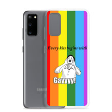Load image into Gallery viewer, Every Kiss Begins with Gay (gay pride flag) - Samsung Case