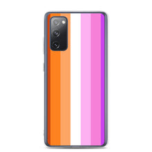 Load image into Gallery viewer, Lesbian Pride Flag - Samsung Case (sideways)