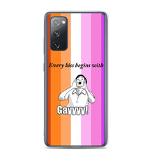 Load image into Gallery viewer, Every Kiss Begins with Gay (lesbian pride flag) - Samsung Case