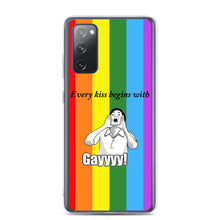 Load image into Gallery viewer, Every Kiss Begins with Gay (gay pride flag) - Samsung Case