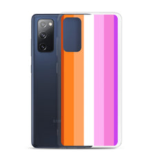 Load image into Gallery viewer, Lesbian Pride Flag - Samsung Case (sideways)