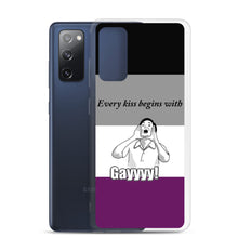 Load image into Gallery viewer, Every Kiss Begins with Gay (ace pride flag) - Samsung Case