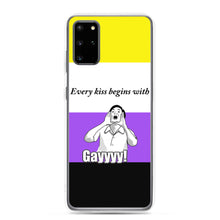 Load image into Gallery viewer, Every Kiss Begins with Gay (non-binary pride flag) - Samsung Case