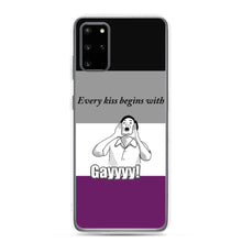 Load image into Gallery viewer, Every Kiss Begins with Gay (ace pride flag) - Samsung Case