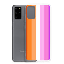 Load image into Gallery viewer, Lesbian Pride Flag - Samsung Case (sideways)