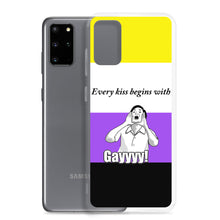 Load image into Gallery viewer, Every Kiss Begins with Gay (non-binary pride flag) - Samsung Case