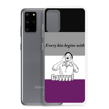 Load image into Gallery viewer, Every Kiss Begins with Gay (ace pride flag) - Samsung Case